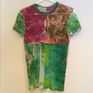 Jean Paul Gaultier Tattoo Mesh Top - Vintage